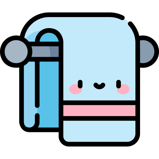 タオル Kawaii Lineal color icon