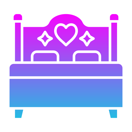 Bed Generic gradient fill icon