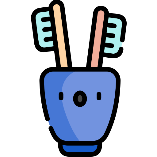 Зубная щетка Kawaii Lineal color иконка