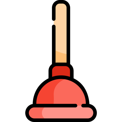 Plunger Kawaii Lineal color icon