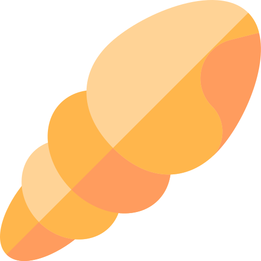 Conch shell Basic Straight Flat icon