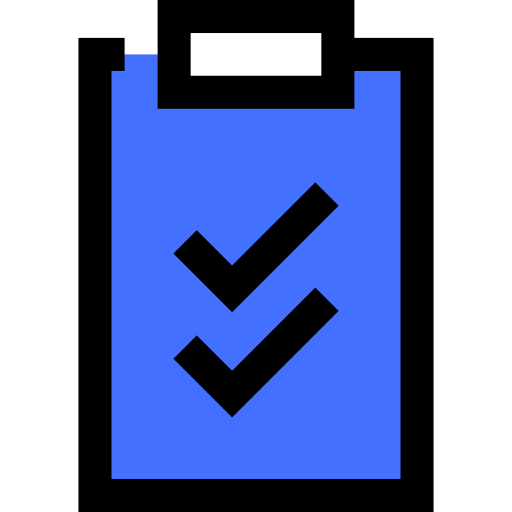 Marca de verificación Inipagistudio Blue icono