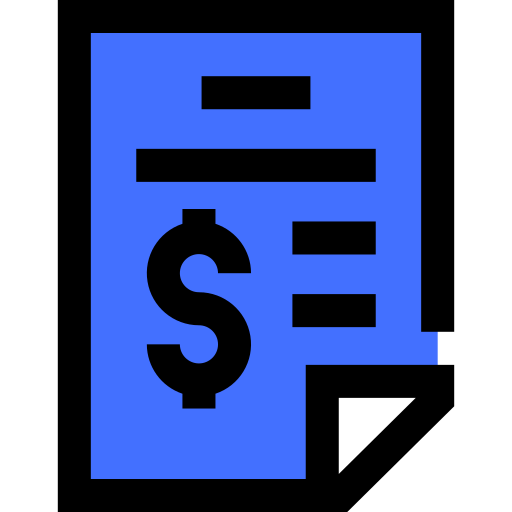 biznes i finanse Inipagistudio Blue ikona