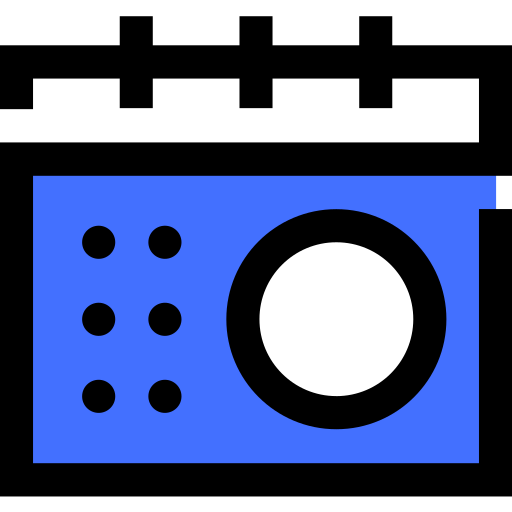 Calendario Inipagistudio Blue icono