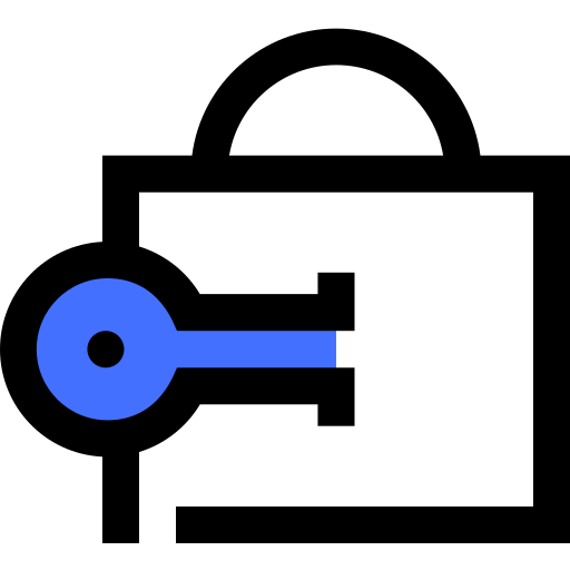 Lock Inipagistudio Blue icon