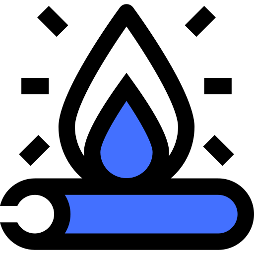 lagerfeuer Inipagistudio Blue icon