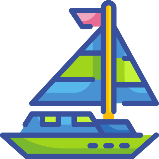 ボート Wanicon Lineal Color icon