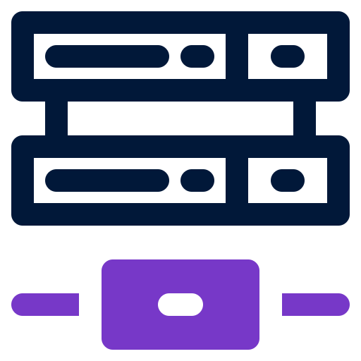 base de datos Generic color lineal-color icono