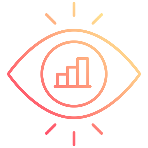 visión Generic gradient outline icono