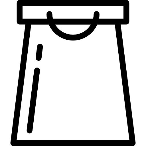 torba prezentowa Detailed Rounded Lineal ikona
