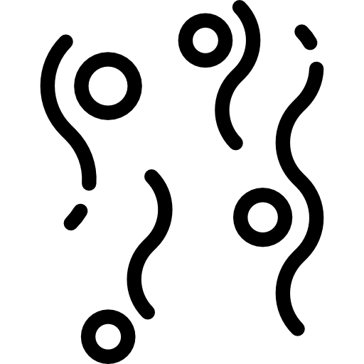 Конфетти Detailed Rounded Lineal иконка