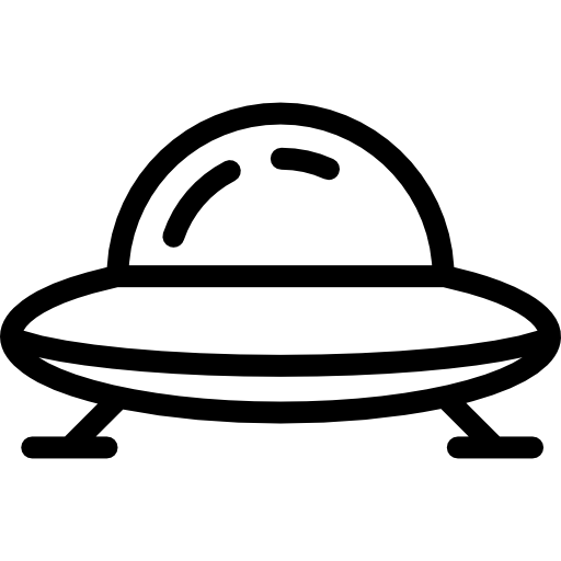 ufo Detailed Rounded Lineal icon