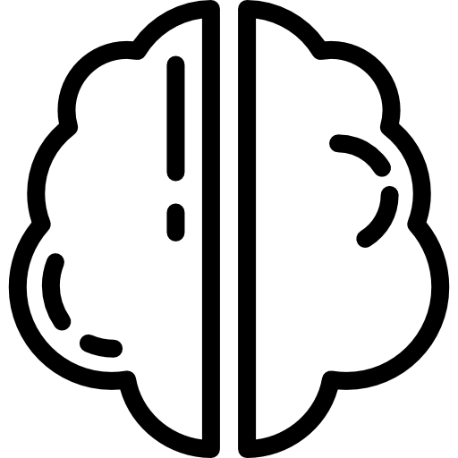 Brain Detailed Rounded Lineal icon