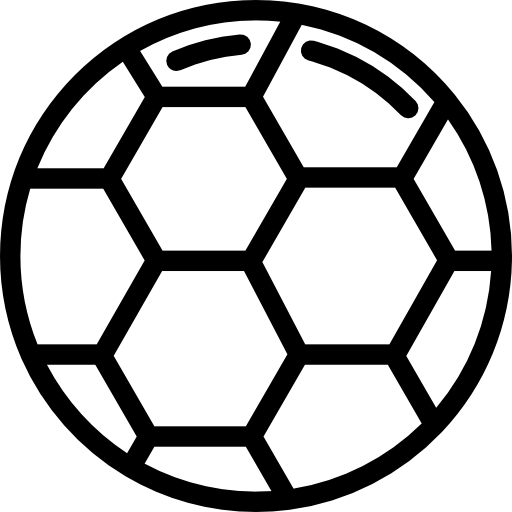 fútbol americano Detailed Rounded Lineal icono