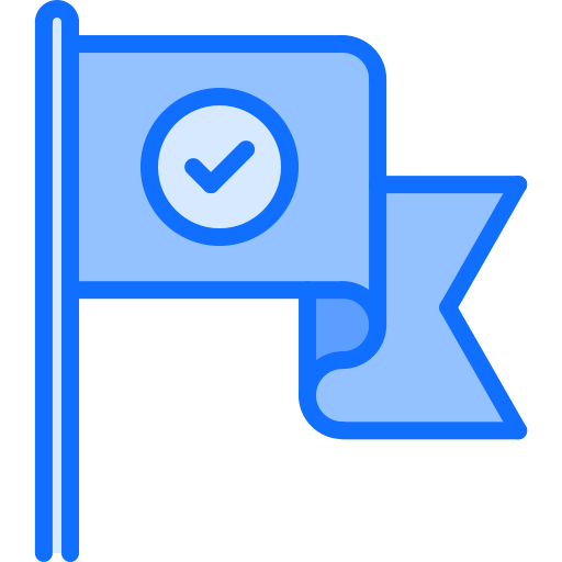 チェック Coloring Blue icon
