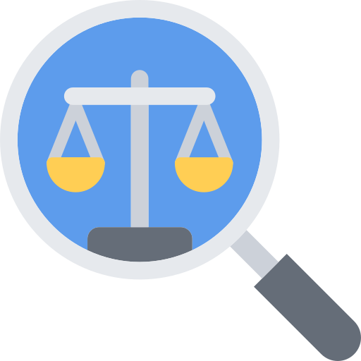 Court Coloring Flat icon