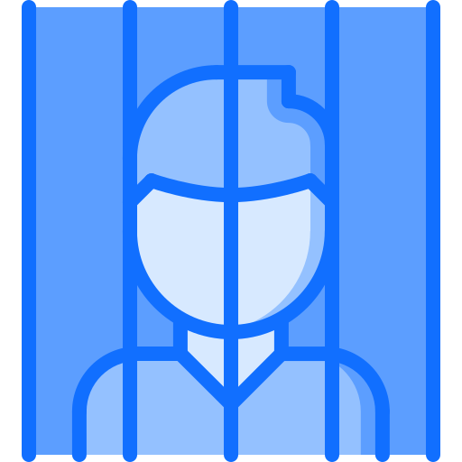 delincuente Coloring Blue icono