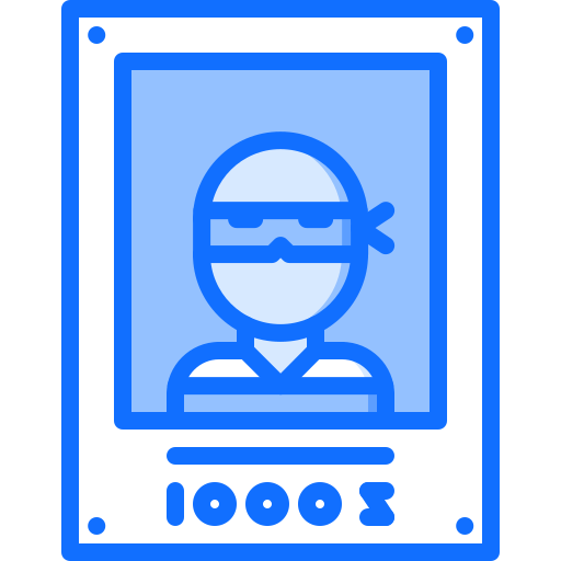 Arrested Coloring Blue icon