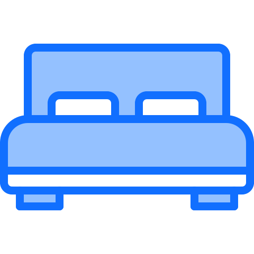 ベッド Coloring Blue icon