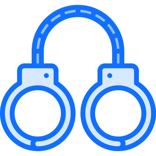 Arrest Coloring Blue icon
