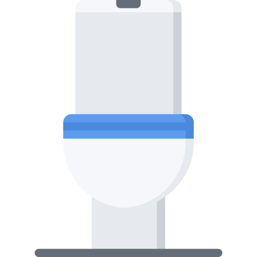 トイレ Coloring Flat icon