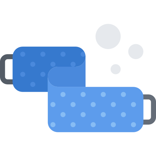 목욕 Coloring Flat icon