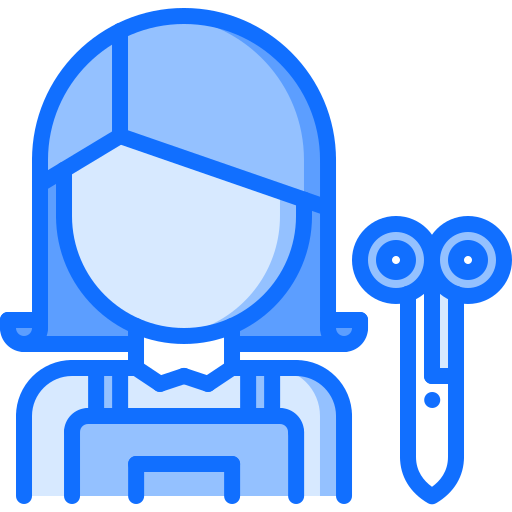 Peluquería Coloring Blue icono
