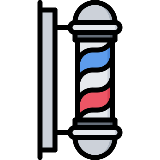 Peluquero Coloring Color icono