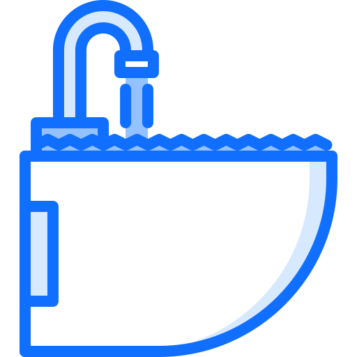 bassin Coloring Blue Icône