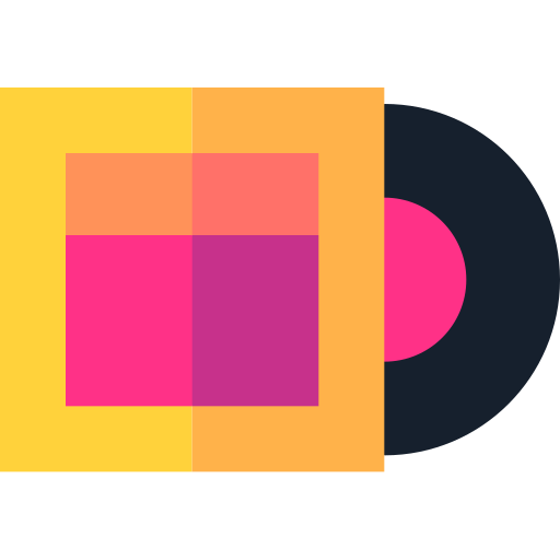 Album Basic Straight Flat icon