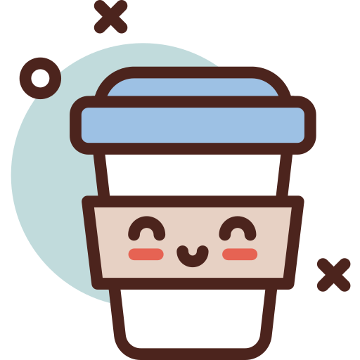 Coffee Darius Dan Lineal Color icon