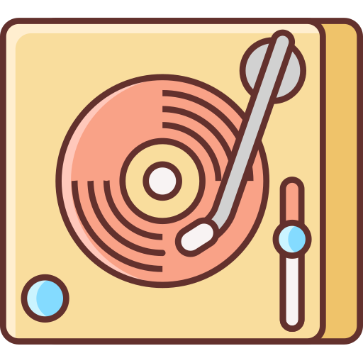 dj Flaticons Lineal Color icon