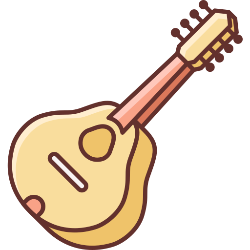 mandoline Flaticons Lineal Color icon
