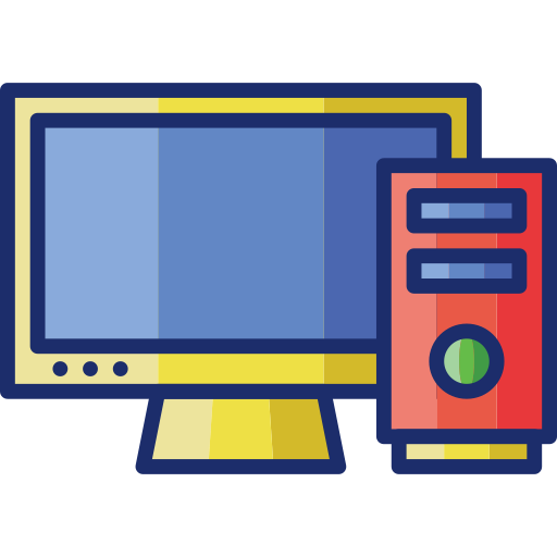 computer Flaticons Lineal Color icon