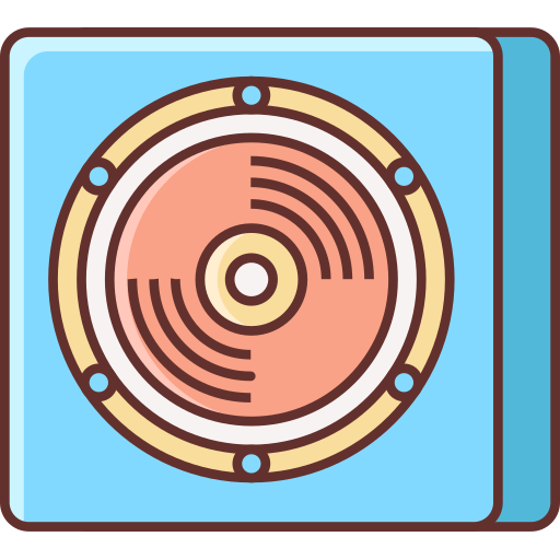 Altavoz Flaticons Lineal Color icono