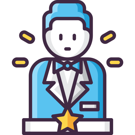 attore Flaticons Lineal Color icona