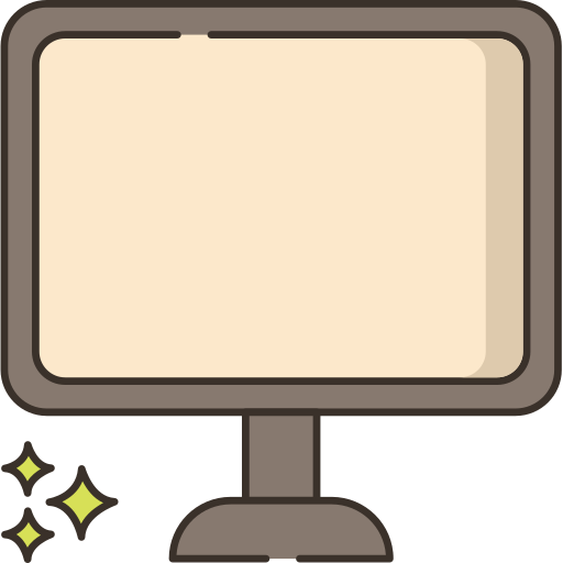 komputer Flaticons Lineal Color ikona