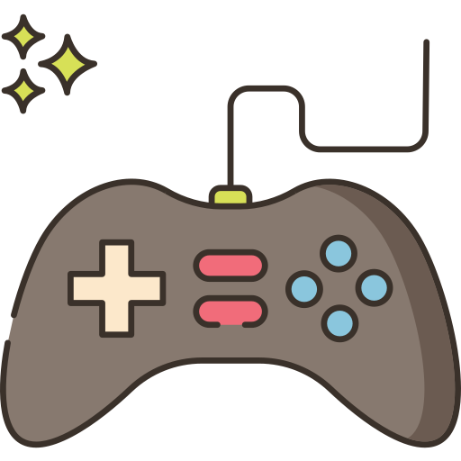 Console Flaticons Lineal Color icon