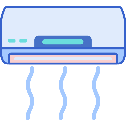 Air conditioner Flaticons Lineal Color icon