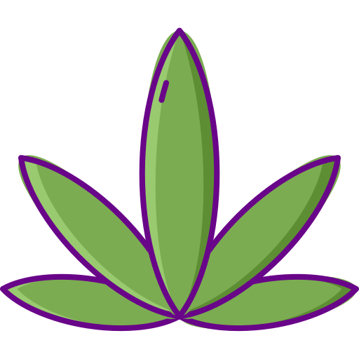 marijuana Flaticons Lineal Color icona