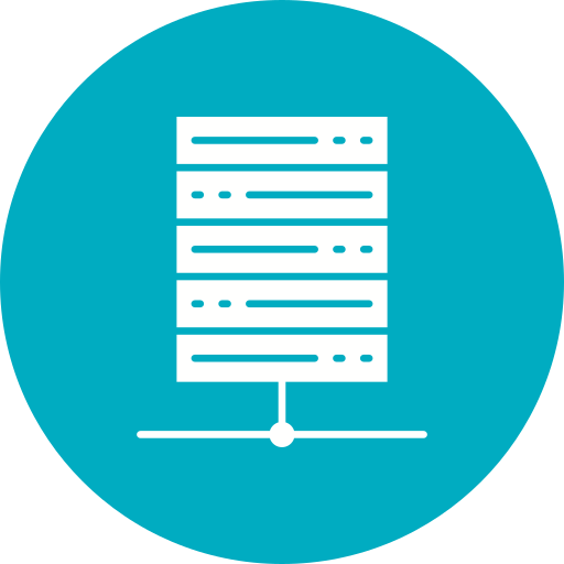 base de datos Generic color fill icono