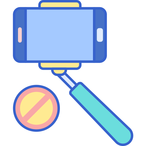 selfie-stick Flaticons Lineal Color icoon