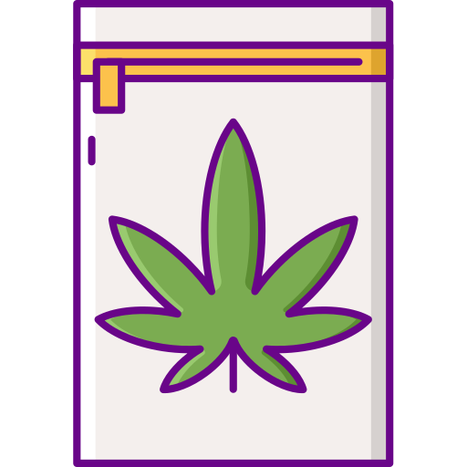Cannabis Flaticons Lineal Color icon