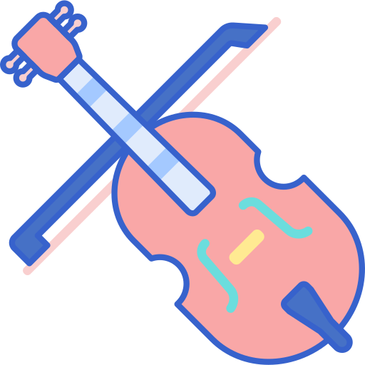 cello Flaticons Lineal Color icon