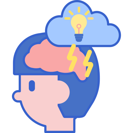 brainstorming Flaticons Lineal Color icona