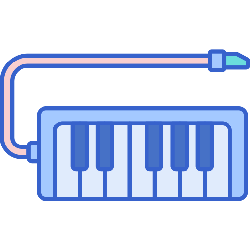 melodica Flaticons Lineal Color icona