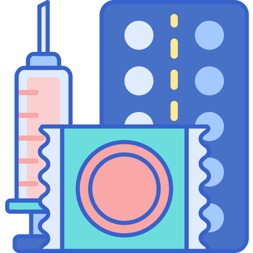 Birth control Flaticons Lineal Color icon