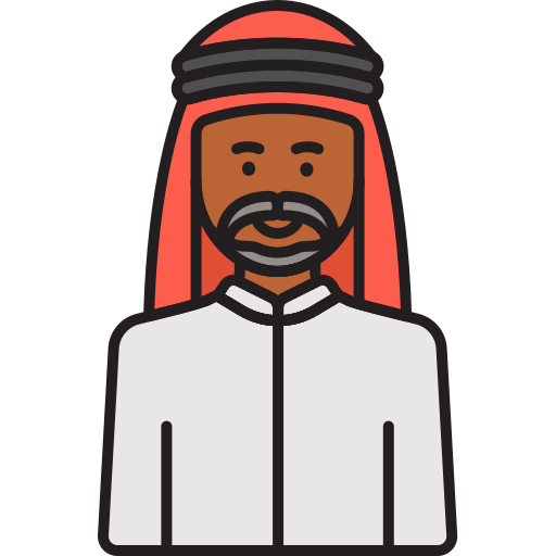 arabe Flaticons Lineal Color Icône