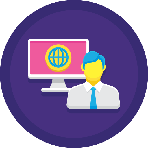 Blended learning Flaticons Flat Circular icon