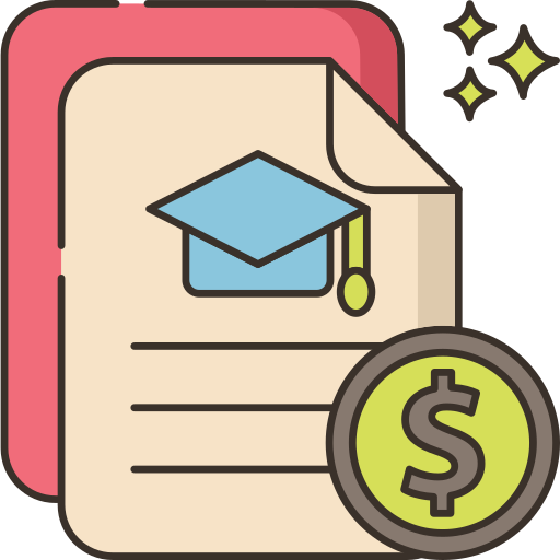 Scholarship Flaticons Lineal Color icon